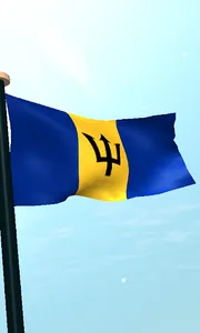 Barbados Flag 3D Free screenshot 3