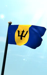 Barbados Flag 3D Free screenshot 5