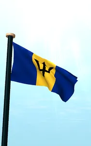 Barbados Flag 3D Free screenshot 6
