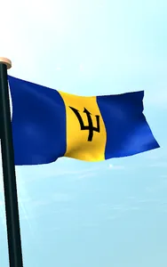 Barbados Flag 3D Free screenshot 8