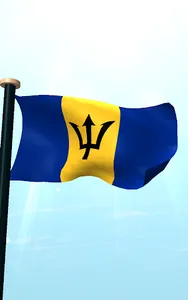 Barbados Flag 3D Free screenshot 9