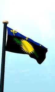 Guadeloupe Flag 3D Wallpaper screenshot 1