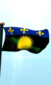 Guadeloupe Flag 3D Wallpaper screenshot 4