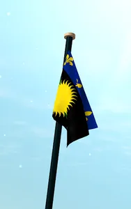 Guadeloupe Flag 3D Wallpaper screenshot 7