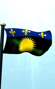 Guadeloupe Flag 3D Wallpaper screenshot 9