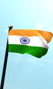 India Flag 3D Free Wallpaper screenshot 0