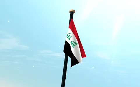 Iraq Flag 3D Free Wallpaper screenshot 12