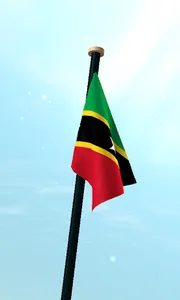 Saint Kitts and Nevis Flag 3D screenshot 2