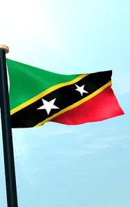 Saint Kitts and Nevis Flag 3D screenshot 8