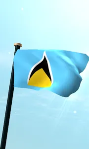 Saint Lucia Flag 3D Free screenshot 0