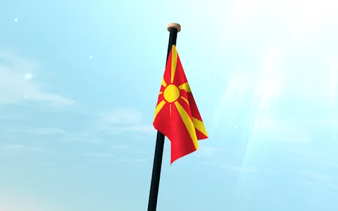 Macedonia Flag 3D Wallpaper screenshot 12