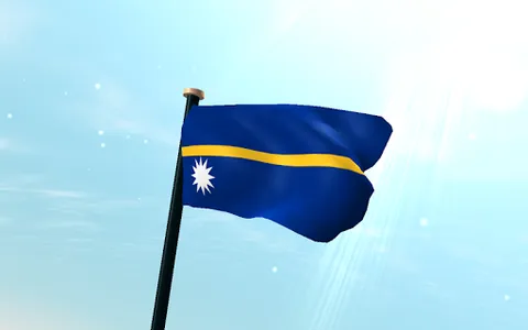 Nauru Flag 3D Live Wallpaper screenshot 10