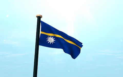 Nauru Flag 3D Live Wallpaper screenshot 11