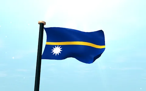 Nauru Flag 3D Live Wallpaper screenshot 14