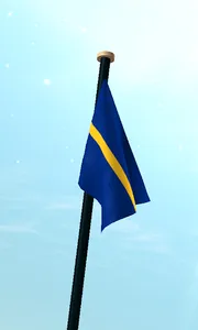 Nauru Flag 3D Live Wallpaper screenshot 2