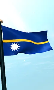 Nauru Flag 3D Live Wallpaper screenshot 3