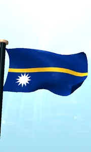 Nauru Flag 3D Live Wallpaper screenshot 4