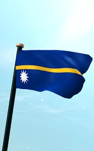 Nauru Flag 3D Live Wallpaper screenshot 5