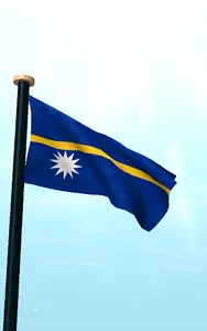 Nauru Flag 3D Live Wallpaper screenshot 6