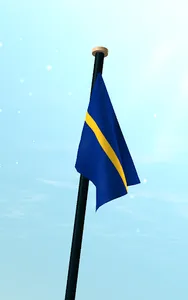 Nauru Flag 3D Live Wallpaper screenshot 7