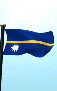 Nauru Flag 3D Live Wallpaper screenshot 9