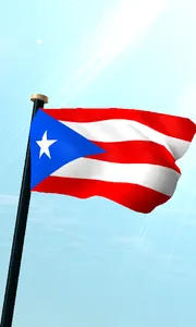 Puerto Rico Flag 3D Free screenshot 0