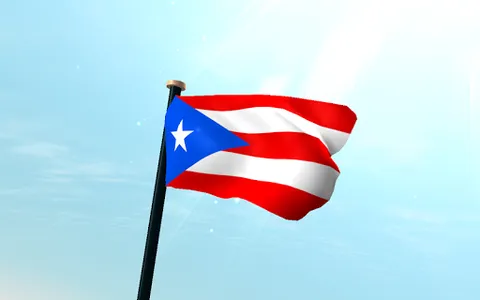 Puerto Rico Flag 3D Free screenshot 10