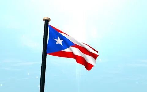 Puerto Rico Flag 3D Free screenshot 11