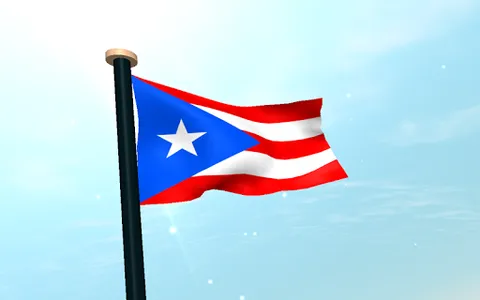 Puerto Rico Flag 3D Free screenshot 13