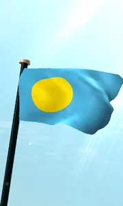 Palau Flag 3D Free Wallpaper screenshot 0