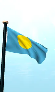 Palau Flag 3D Free Wallpaper screenshot 1