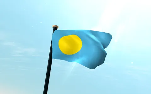 Palau Flag 3D Free Wallpaper screenshot 10