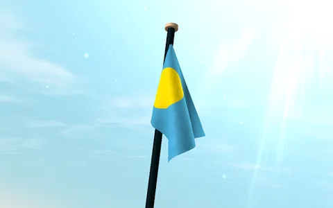 Palau Flag 3D Free Wallpaper screenshot 12
