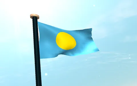 Palau Flag 3D Free Wallpaper screenshot 13