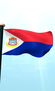 Sint Maarten Flag 3D Wallpaper screenshot 4