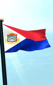 Sint Maarten Flag 3D Wallpaper screenshot 8