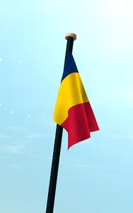 Chad Flag 3D Live Wallpaper screenshot 7