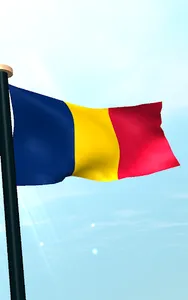 Chad Flag 3D Live Wallpaper screenshot 8