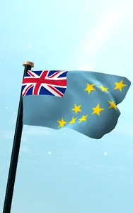 Tuvalu Flag 3D Live Wallpaper screenshot 5