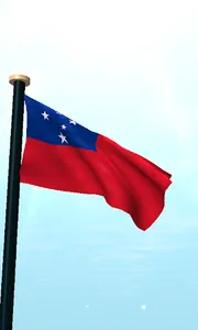 Samoa Flag 3D Free Wallpaper screenshot 1