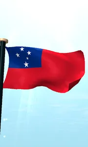 Samoa Flag 3D Free Wallpaper screenshot 4