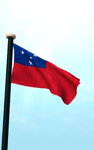 Samoa Flag 3D Free Wallpaper screenshot 6
