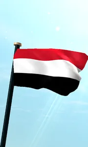 Yemen Flag 3D Live Wallpaper screenshot 0