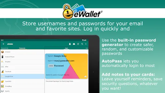 eWallet - Password Manager screenshot 10