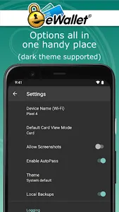 eWallet - Password Manager screenshot 7