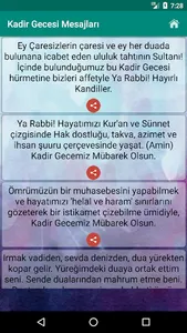 Kadir Gecesi Mesajları screenshot 4