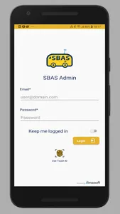 SBAS Admin App screenshot 3