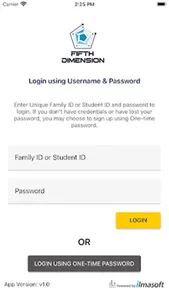 Fifth Dimension School Parent screenshot 1