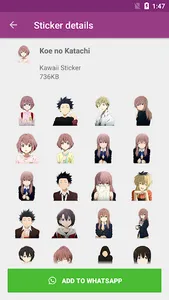 Anime Sticker screenshot 0