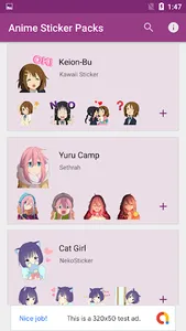 Anime Sticker screenshot 1